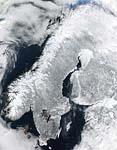Во время последнего ледникового периода толстый слой льда покрывал большую часть Швеции