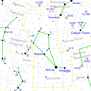 Арктур   зірка   Арктур ​​в сузір'ї Волопаса