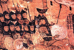 Похід руси на Константинополь в 860 році Основний конфлікт:   Відвідування Русі проти Візантії   Руси під стінами Константинополя