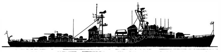 спроектований ЦКБ-53 ще до спільного рішення ВМФ і МСП СРСР від січня 1956 про розробку проекту посилення протичовнового озброєння корабля проекту 30-біс