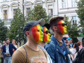 Фестиваль Prague Pride, Фото: Клара Стейскалова, Чеське радіо - Радіо Прага   - На сьогоднішній день вивезено 63 людини, проте все ЛГБТ-спільнота, звичайно, набагато більш численною