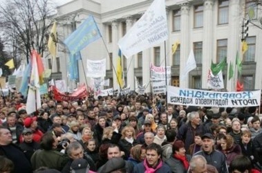 20 листопада 2010, 15:29 Переглядів:   22 ноябряв Києві під АП пройде акція протесту