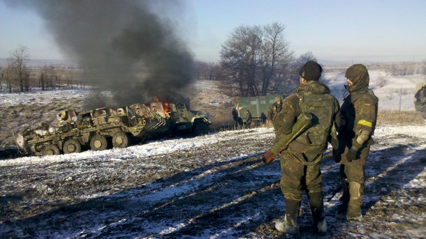 12 лютого 2017, 8:05 Переглядів:   Фото: Віталій Лазебник   В кінці січня - початку лютого 2015 року бойовики спробували оточити українські частини, які закріпилися в районі міста   Дебальцеве   в Донецькій області