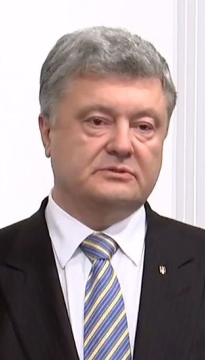 За словами Порошенка, проведення псевдоволевіявленія на окупованому Донбасі Макрона і Меркель розцінили як пряме порушення Росією мінських угод