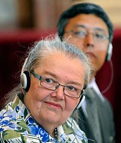 Івонка Сурва (Фото: ЧТК)   Рада Білоруської Народної Республіки був створений на початку 20 століття в якості тимчасового уряду на Першому общебелорусском конгресі в 1918 році, і незабаром після приходу до влади більшовиків, його членам довелося емігрувати спочатку в Прибалтику, а потім - до Праги, в тодішню Чехословаччину