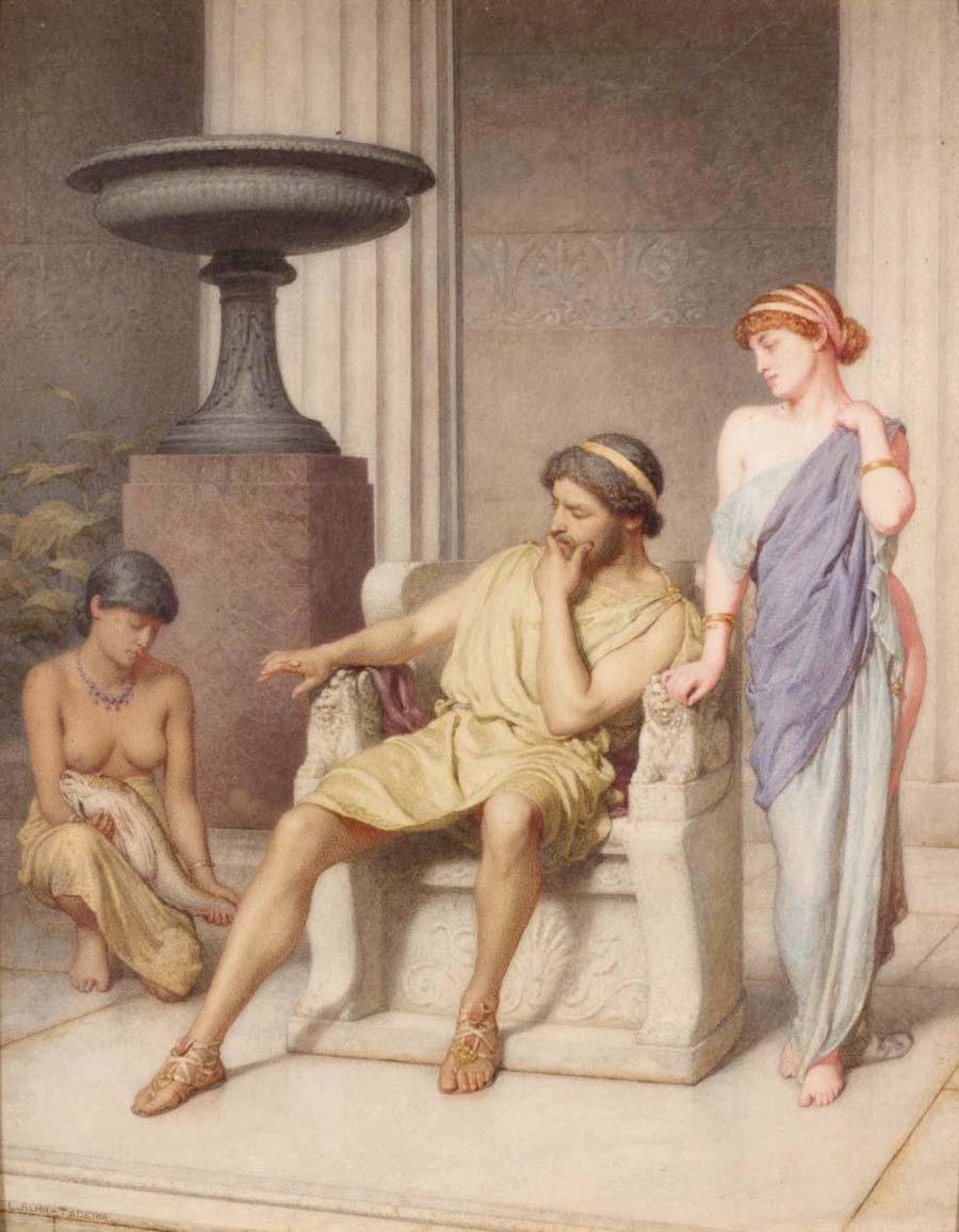 І ось перед Полікратом виявляється натовп з трьохсот хлопчиків