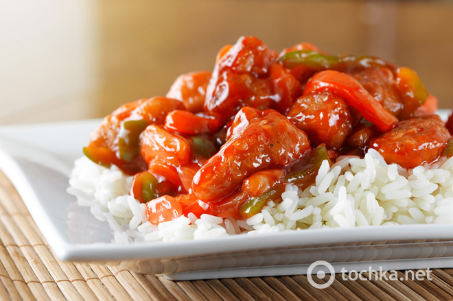 Свинина в кисло-солодкому соусі