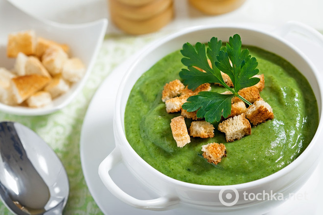 Крем-суп зі шпинату