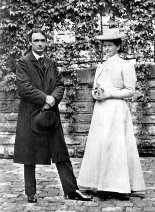 Рудольф Штейнер зі своєю дружиною Мері