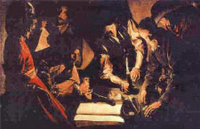 Картина Жоржа де ла Тура У лихваря ( Платіж) була написала в XVII столітті