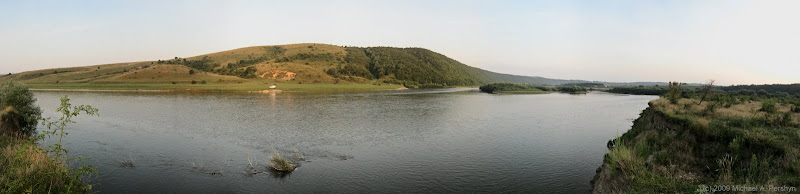 Панорама з острова на заході