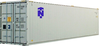 * Параметри контейнера можуть незначно відрізнятися в залежності від виробника   Контейнер 40 і 45 футів (40 '/ 45' HC DRY CONTAINER)
