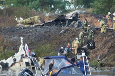 10 вересня 2011, 10:17 Переглядів:   В авіакатастрофі загинули команда Локомотив, фото bigpicture