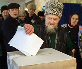 Вибори в Державну Думу в місті Грозний (Фото: ЧТК)   Чим міг блок «Батьківщина» залучити таку увагу росіян, які проживають в Чехії