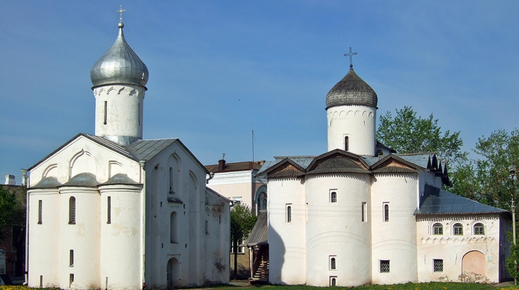 Закладена в 1508 році на замовлення московського купця Івана Сиркова, який заснував у Новгороді купецьку династію