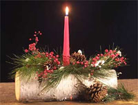 Одна з давніх британських традицій - різдвяне поліно