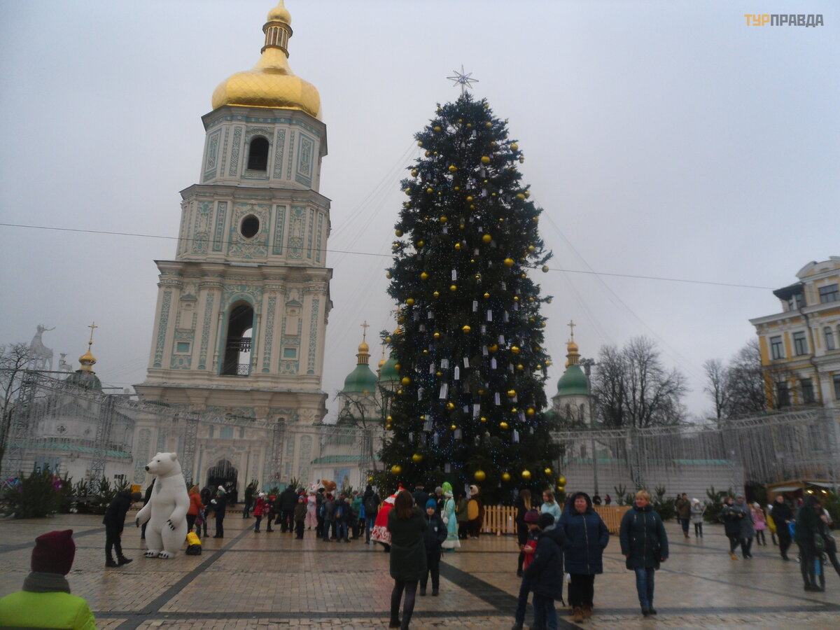 Ялинка на Софійській площі в Києві