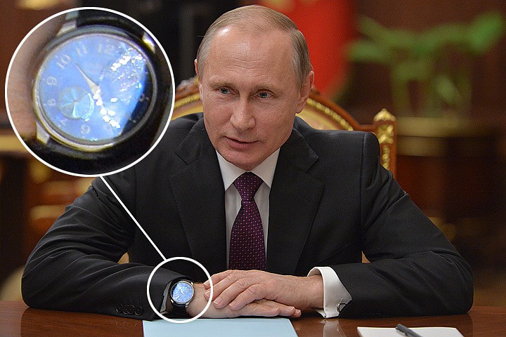 Що ж стосується годин Путіна, то це FP Journe Chronometre Bleu з корпусом, зробленим з танталу - рідкісного тугоплавкого інертного металу